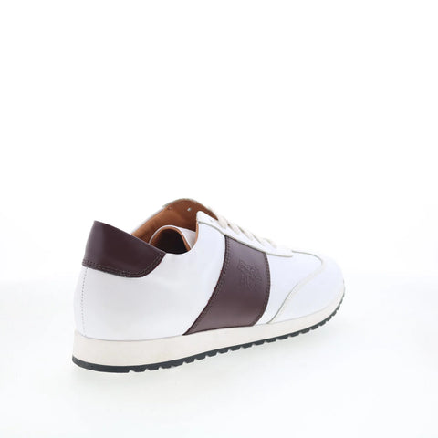 Bruno Magli Elliot BM1ELLA0P Mens White Leather Lifestyle Sneakers Shoes