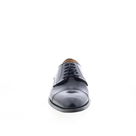 Pastori by Di Bianco BN100 Mens Black Oxfords & Lace Ups Cap Toe Shoes