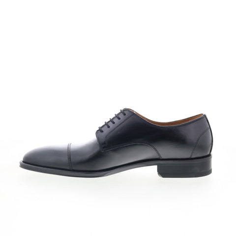 Pastori by Di Bianco BN100 Mens Black Oxfords & Lace Ups Cap Toe Shoes