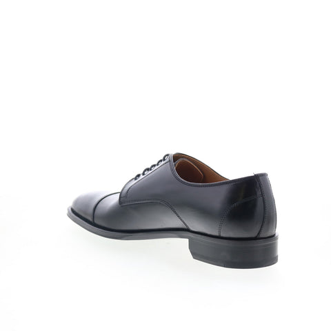 Pastori by Di Bianco BN100 Mens Black Oxfords & Lace Ups Cap Toe Shoes
