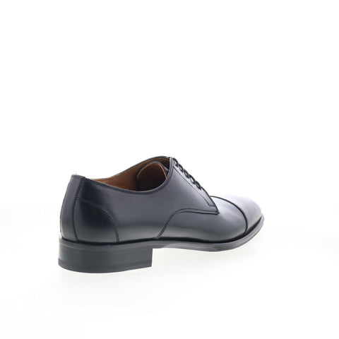 Pastori by Di Bianco BN100 Mens Black Oxfords & Lace Ups Cap Toe Shoes