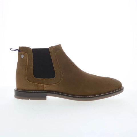 Ben Sherman Birk Chelsea BNM00055-1321 Mens Brown Suede Slip On Chelsea Boots