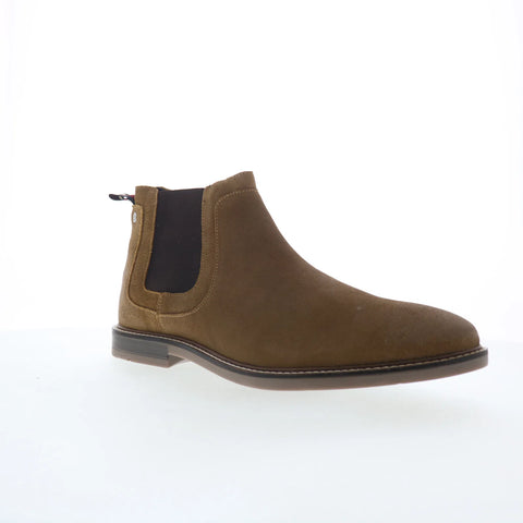 Ben Sherman Birk Chelsea BNM00055-1321 Mens Brown Suede Slip On Chelsea Boots