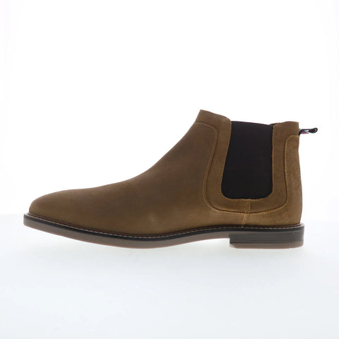 Ben Sherman Birk Chelsea BNM00055-1321 Mens Brown Suede Slip On Chelsea Boots