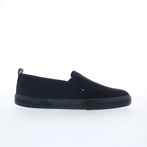 Ben Sherman Bristol Slip On Mens Black Lifestyle Sneakers Shoes