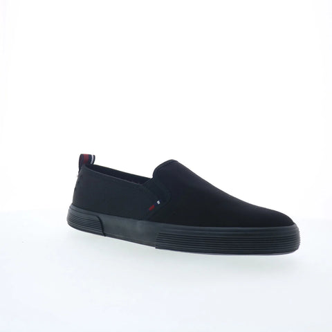 Ben Sherman Bristol Slip On Mens Black Lifestyle Sneakers Shoes