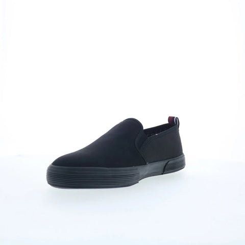 Ben Sherman Bristol Slip On Mens Black Lifestyle Sneakers Shoes