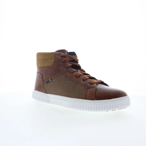 Ben Sherman Markus HI Top BNMF21020-01B1 Mens Brown Lifestyle Sneakers Shoes