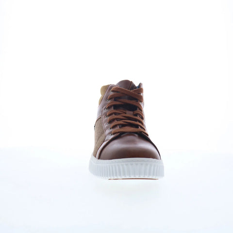 Ben Sherman Markus HI Top BNMF21020-01B1 Mens Brown Lifestyle Sneakers Shoes