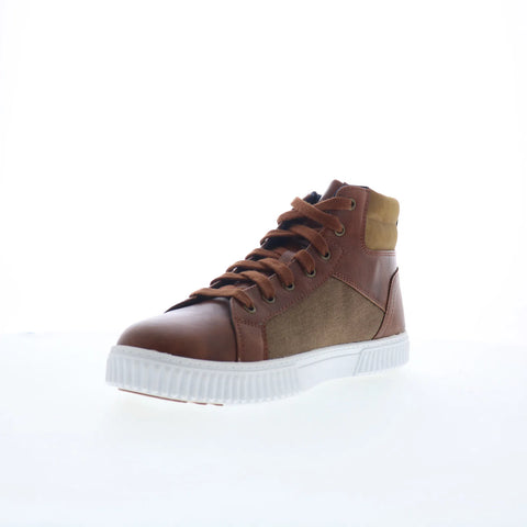 Ben Sherman Markus HI Top BNMF21020-01B1 Mens Brown Lifestyle Sneakers Shoes