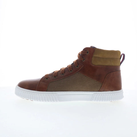 Ben Sherman Markus HI Top BNMF21020-01B1 Mens Brown Lifestyle Sneakers Shoes