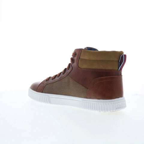 Ben Sherman Markus HI Top BNMF21020-01B1 Mens Brown Lifestyle Sneakers Shoes