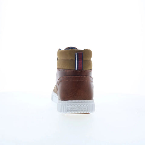 Ben Sherman Markus HI Top BNMF21020-01B1 Mens Brown Lifestyle Sneakers Shoes