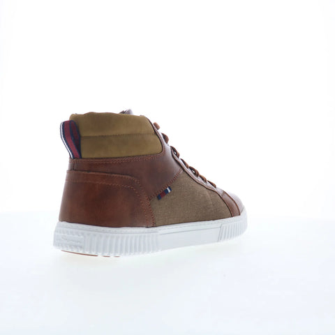 Ben Sherman Markus HI Top BNMF21020-01B1 Mens Brown Lifestyle Sneakers Shoes