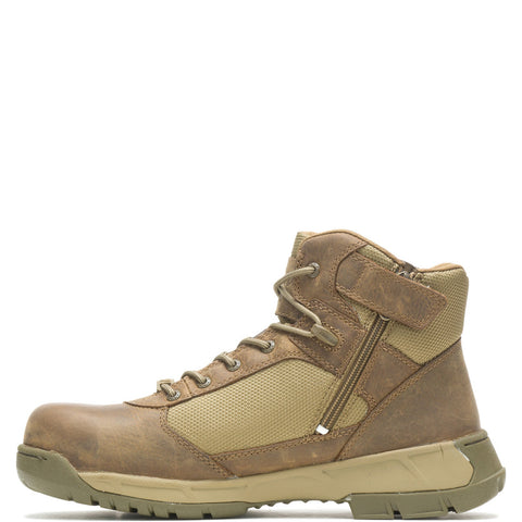 Bates Tactical Sport 2 Mid Side Zip Composite Toe Mens Brown Tactical Boots