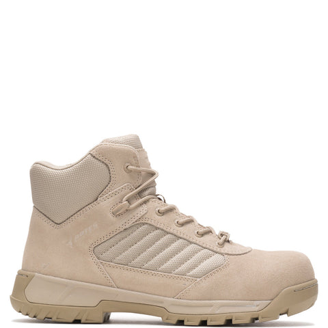 Bates Tactical Sport 2 Mid Side Zip Composite Toe Mens Beige Tactical Boots