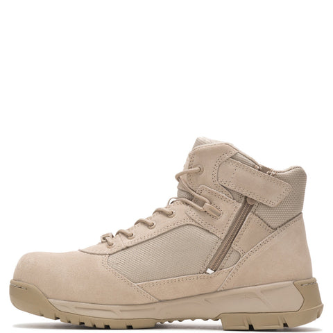 Bates Tactical Sport 2 Mid Side Zip Composite Toe Mens Beige Tactical Boots