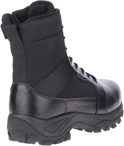 Bates Fuse Side Zip Waterproof E06508 Mens Black Wide Leather Tactical Boots