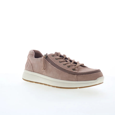Billy Comfort Low BW20101-680 Womens Pink Suede Lifestyle Sneakers Shoes