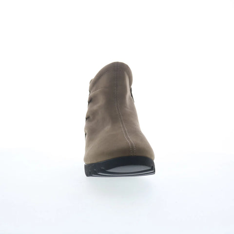 Aetrex Zoey BW702 Womens Brown Nubuck Zipper Casual Dress Boots