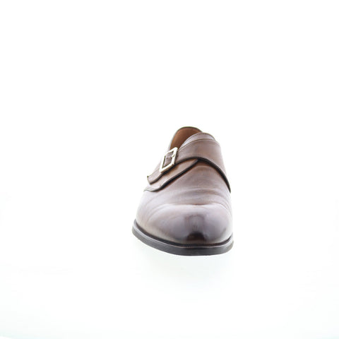 Di Bianco Bahia SC563 Mens Brown Leather Loafers & Slip Ons Casual Shoes