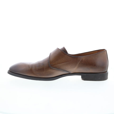 Di Bianco Bahia SC563 Mens Brown Leather Loafers & Slip Ons Casual Shoes