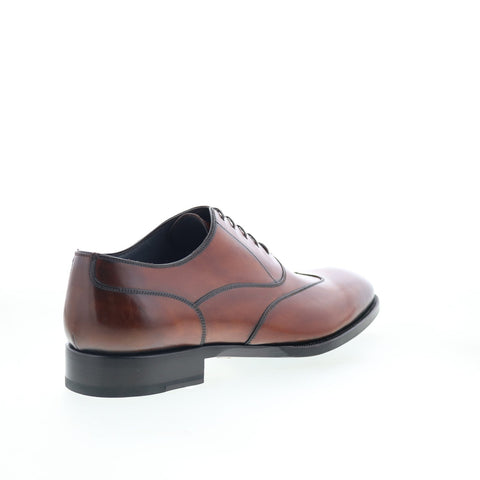 Di Bianco Barletta Deco Mens Brown Oxfords & Lace Ups Wingtip & Brogue Shoes