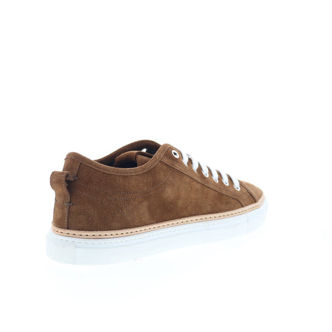 Di Bianco Biella Mens Brown Suede Lace Up Lifestyle Sneakers Shoes