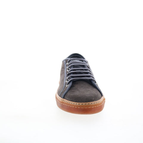Di Bianco Biella Mens Gray Suede Lace Up Lifestyle Sneakers Shoes
