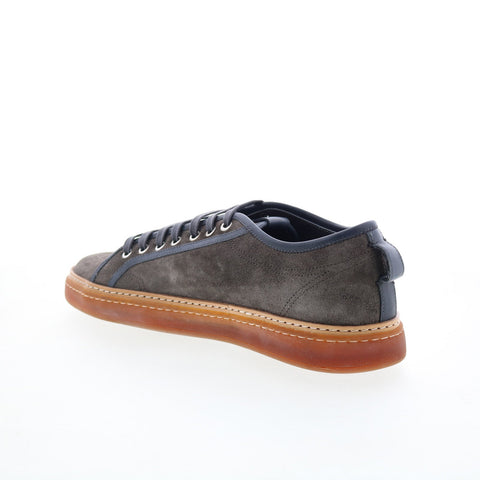 Di Bianco Biella Mens Gray Suede Lace Up Lifestyle Sneakers Shoes