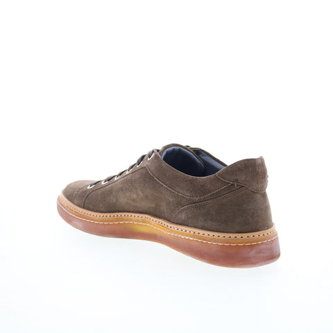 Pastori by Di Bianco Binetto Mens Brown Suede Lace Up Lifestyle Sneakers Shoes