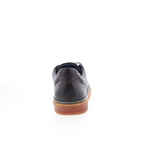 Di Bianco Binetto Mens Brown Leather Lace Up Lifestyle Sneakers Shoes