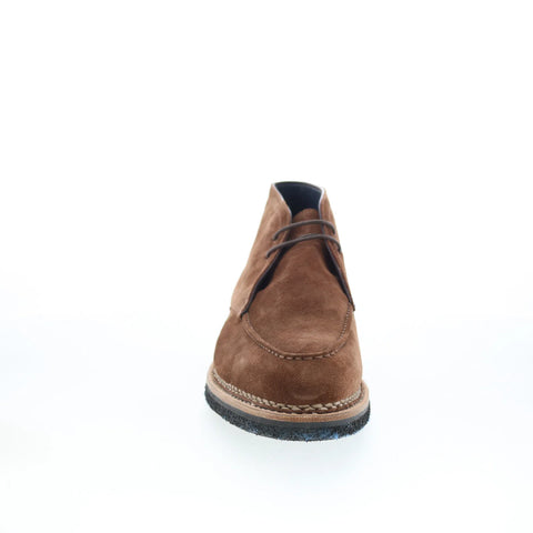 Di Bianco Borno Mens Brown Suede Lace Up Chukkas Boots