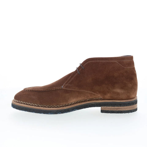 Di Bianco Borno Mens Brown Suede Lace Up Chukkas Boots