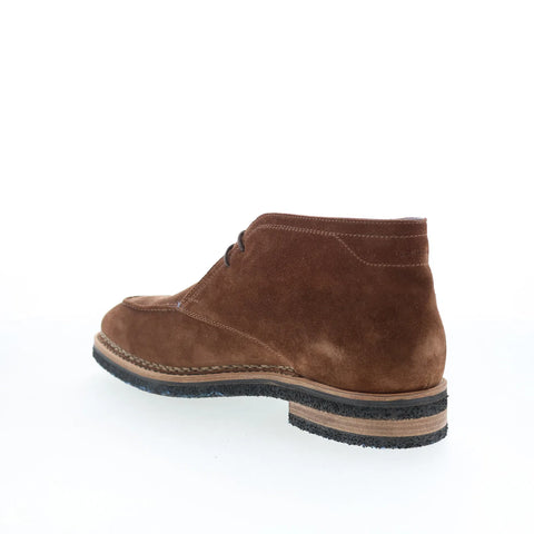 Di Bianco Borno Mens Brown Suede Lace Up Chukkas Boots