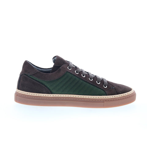 Di Bianco Boxer Mens Brown Suede Lace Up Lifestyle Sneakers Shoes
