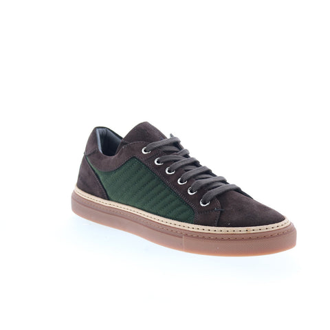 Di Bianco Boxer Mens Brown Suede Lace Up Lifestyle Sneakers Shoes