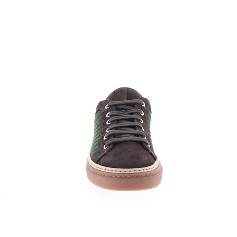 Di Bianco Boxer Mens Brown Suede Lace Up Lifestyle Sneakers Shoes