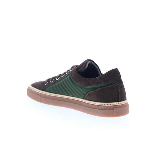 Di Bianco Boxer Mens Brown Suede Lace Up Lifestyle Sneakers Shoes