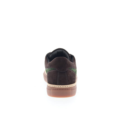 Di Bianco Boxer Mens Brown Suede Lace Up Lifestyle Sneakers Shoes