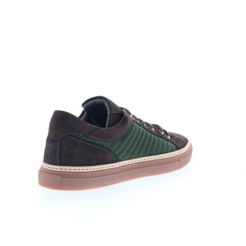 Di Bianco Boxer Mens Brown Suede Lace Up Lifestyle Sneakers Shoes