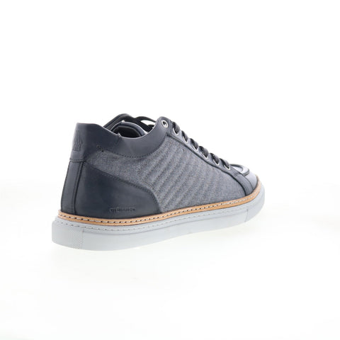 Di Bianco Boxer Mens Gray Canvas Lace Up Lifestyle Sneakers Shoes