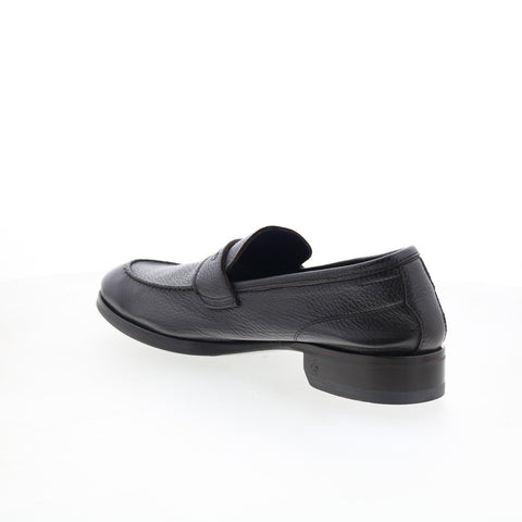 Di Bianco Brera Mens Brown Leather Slip On Loafers & Slip Ons Penny Shoes