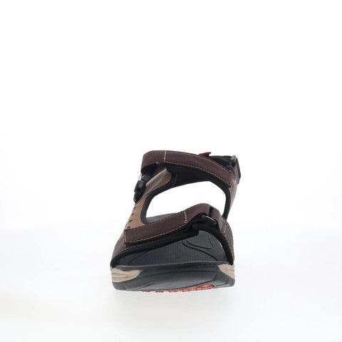 Dunham Nolan WF C18225 Mens Brown Leather Strap Sport Sandals Shoes