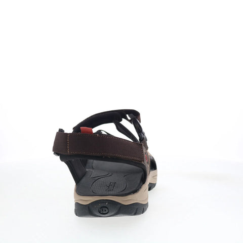 Dunham Nolan WF C18225 Mens Brown Leather Strap Sport Sandals Shoes