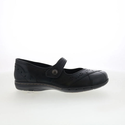 Cobb Hill Petra CAG26BK Womens Black Extra Wide Mary Jane Flats Shoes