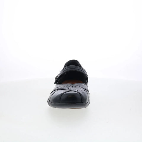 Cobb Hill Petra CAG26BK Womens Black Extra Wide Mary Jane Flats Shoes