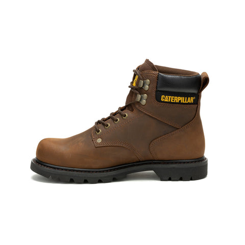 Caterpillar Second Shift Waterproof P51086 Mens Brown Wide Work Boots