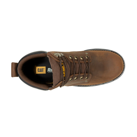 Caterpillar Second Shift Waterproof P51086 Mens Brown Wide Work Boots