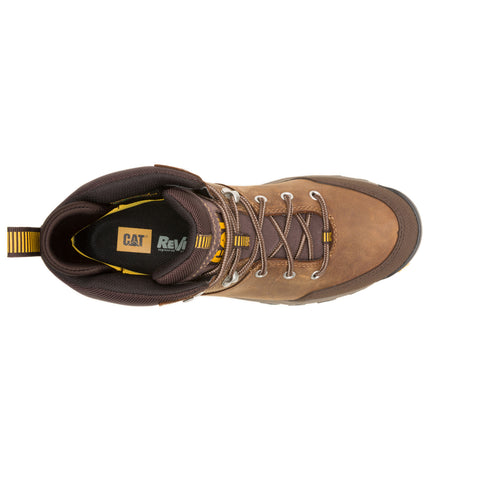 Caterpillar Threshold Rebound Hiker WP Mens Brown Work & Safety Boots
